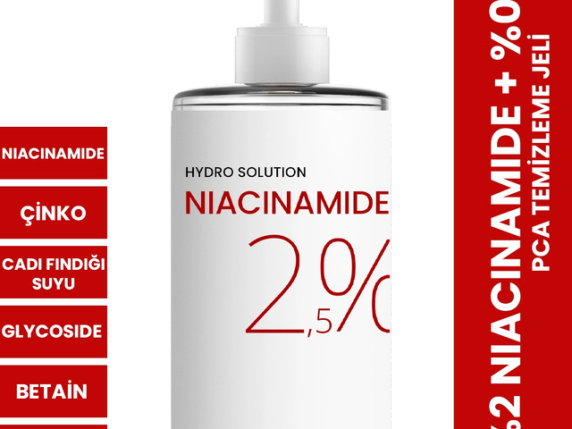 HYDRO SOLUTION Sensitive Niacinamide Face Cleansing Gel 200 ML - video