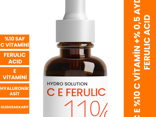PROCSIN HYDRO SOLUTION C E %10 C VİTAMİN + % 0,5 Aydınlatıcı FERULIC ACID 30 ML