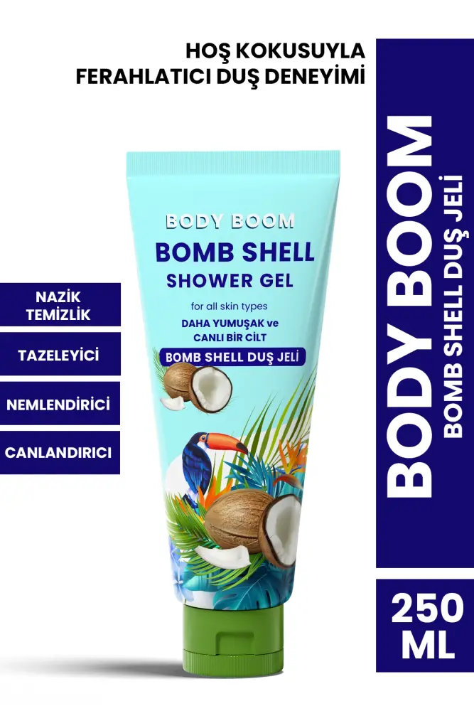 BODY BOOM Bomb Shell Duş Jeli 250 ML - 1