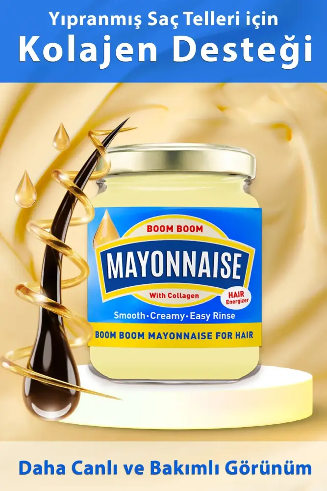 PROCSIN Mayonez Kolajen İçeren Besleyici Saç Maskesi 190 ML - 4