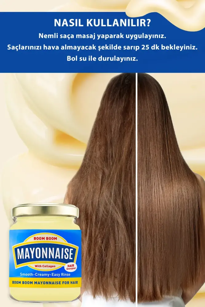 PROCSIN Mayonez Kolajen İçeren Besleyici Saç Maskesi 190 ML - 6