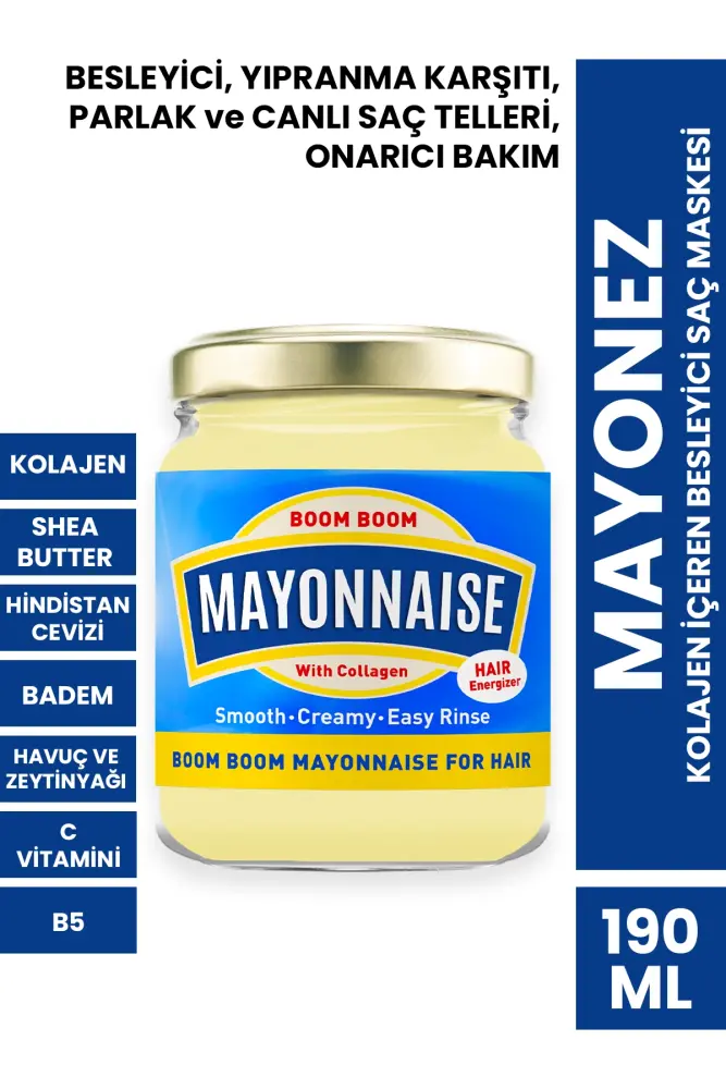 PROCSIN Mayonez Kolajen İçeren Besleyici Saç Maskesi 190 ML - 1