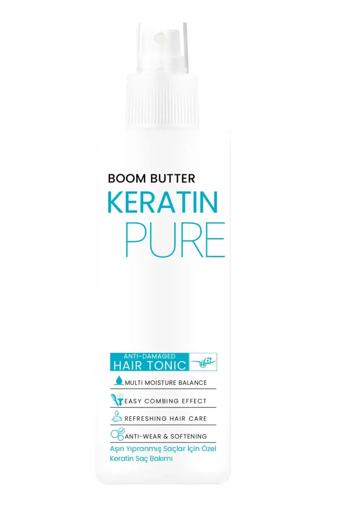 BOOM BUTTER Aşırı Yıpranmış Saçlar için Yumuşatma ve Güçlendirme Etkili Keratin Tonik 150ML - 2