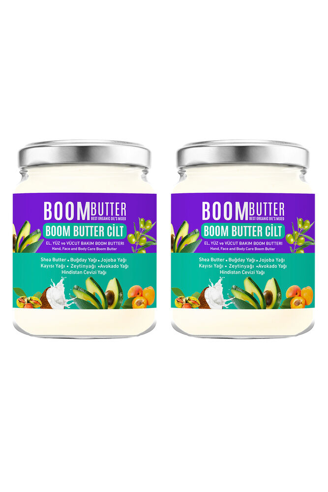 BOOM BUTTER Cilt Bakım Yağı İkili Paket - 8