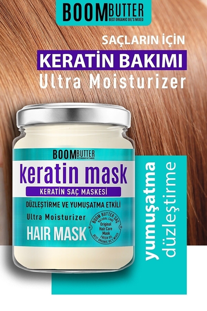 BOOM BUTTER Keratin Saç Maskesi İkili Paket - 2