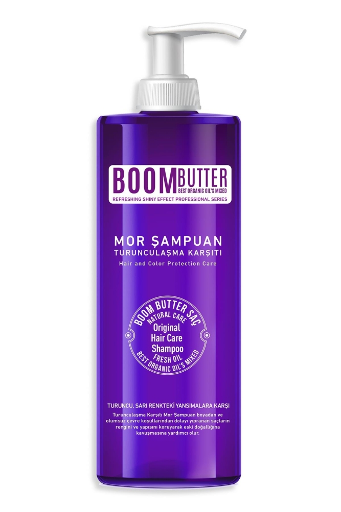BOOM BUTTER Mor Şampuan 400 ML