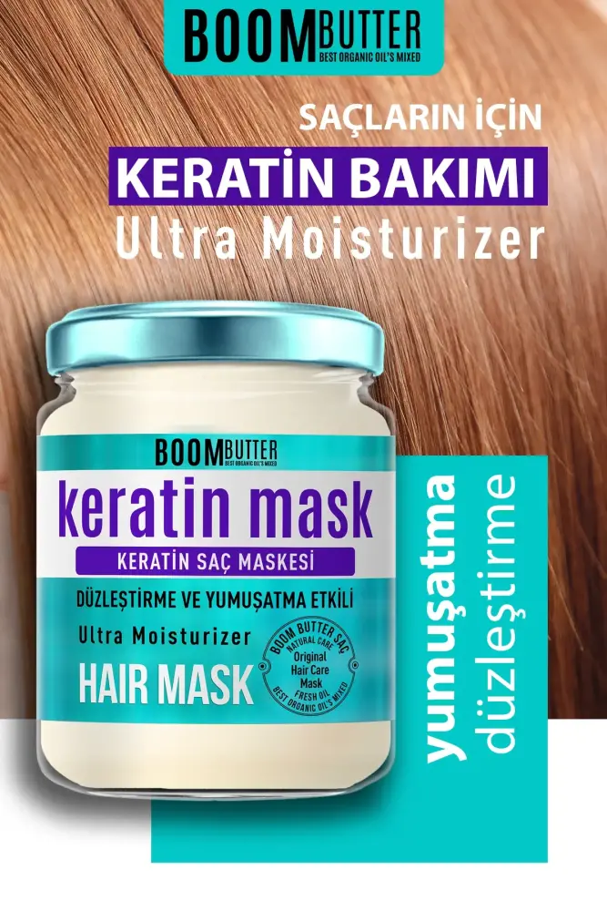 BOOM BUTTER Repairing Keratin Hair Mask 190 ML - 2