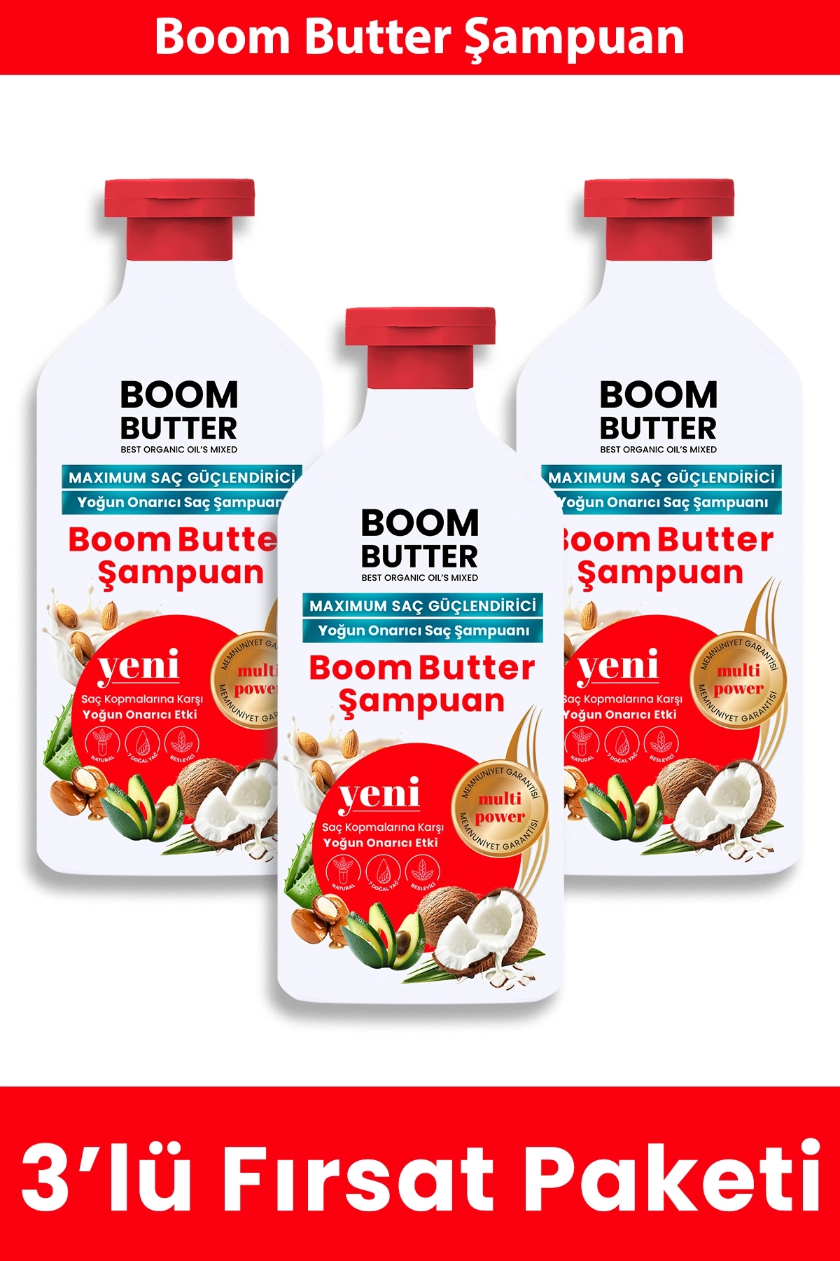 Boom Butter Saç Bakım Şampuanı 3