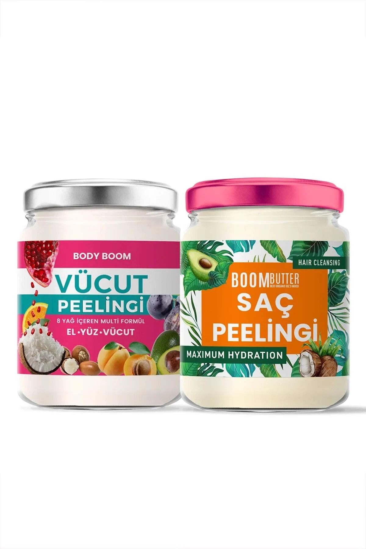 Boom Butter Saç Ve Vücut Arındırıcı Peeling Seti
