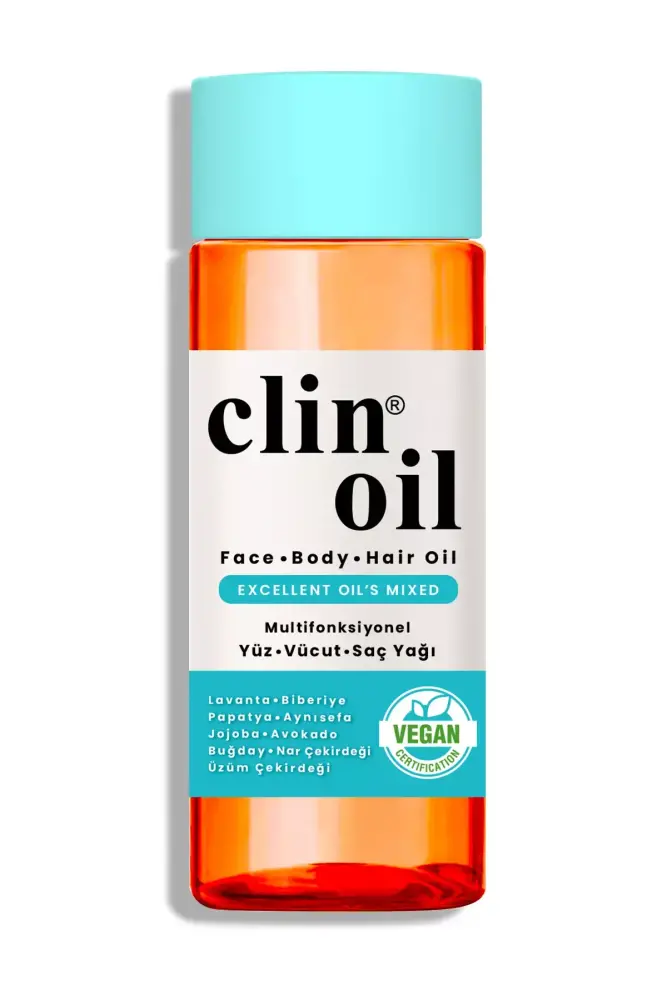 CLIN OIL Multifonksiyonel Oil (Yüz Vücut Saç) 100ml - Thumbnail