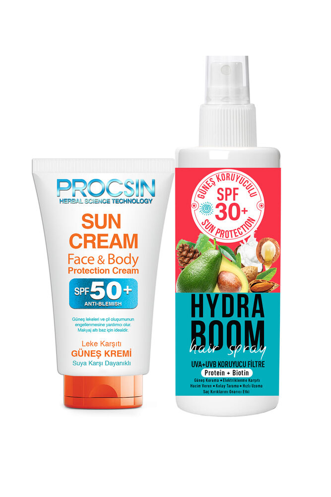 PROCSIN Güneş Kremi Ve Hydra Boom Saç Spreyi Paketi - Thumbnail