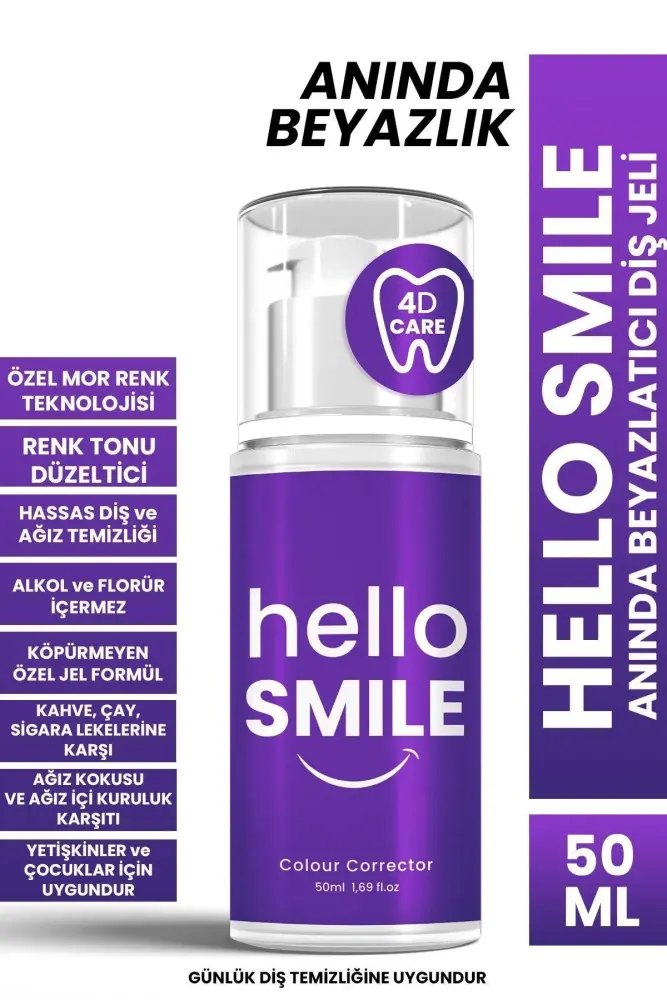 PROCSIN Hello Smile Anında Beyazlatıcı Diş Jeli 50 ML - 1