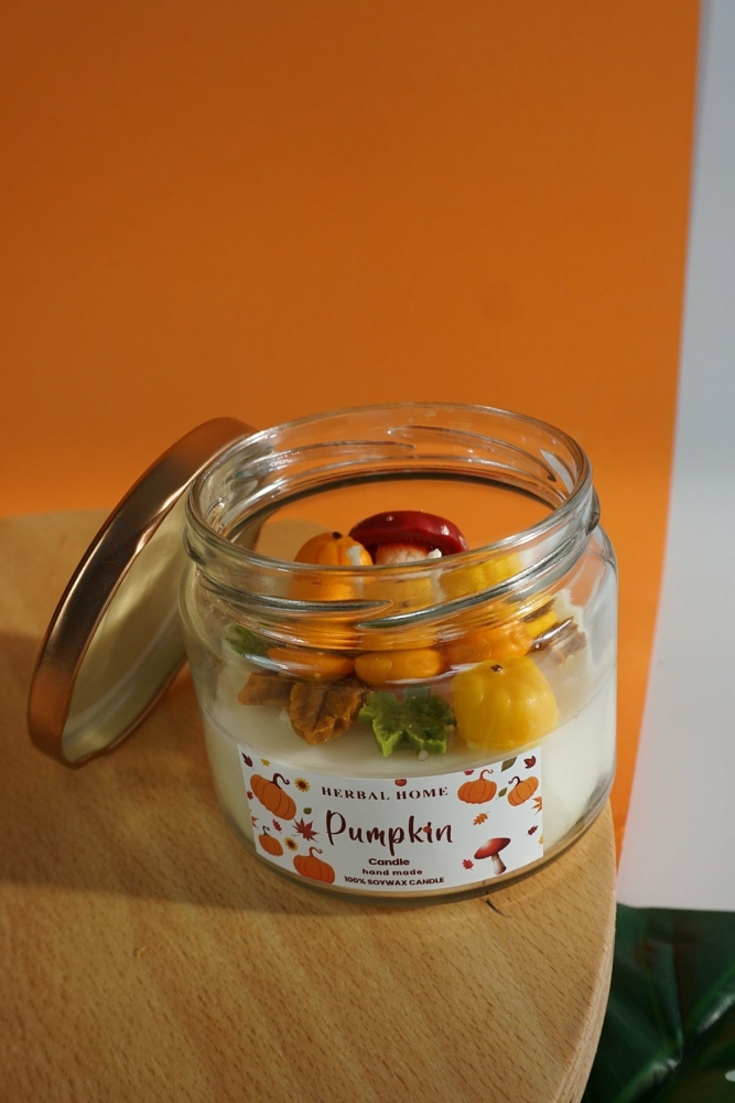HERBAL HOME Balkabağı Mum 220 GR - 1