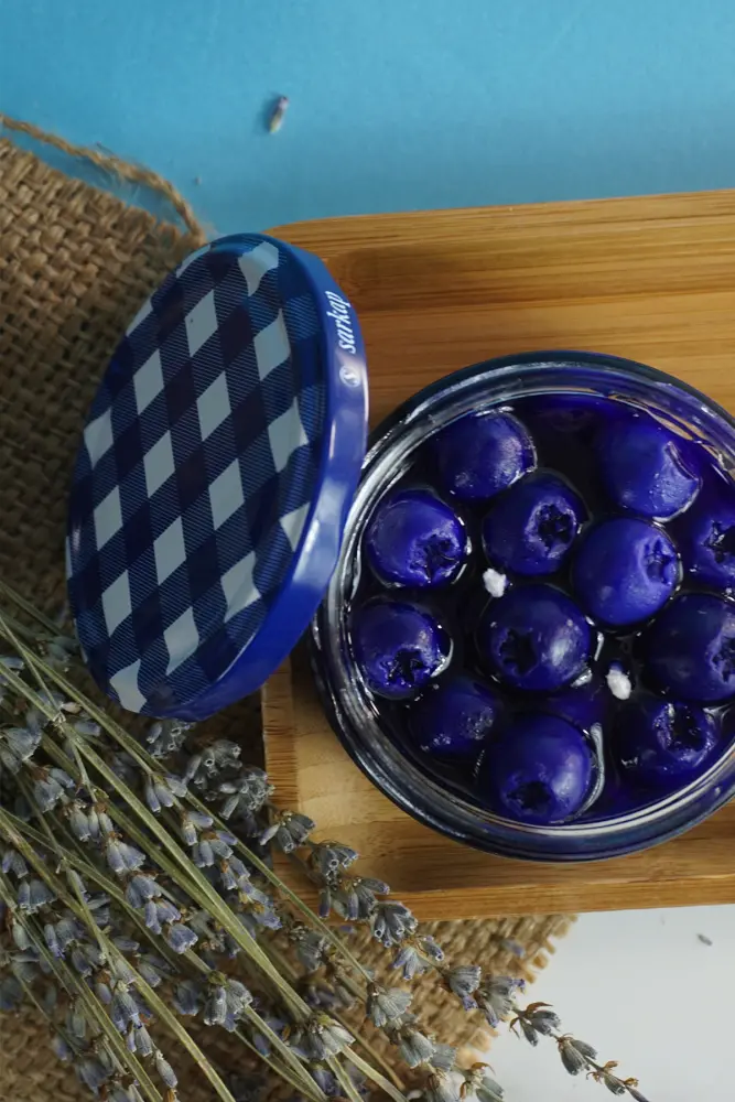 HERBAL HOME Blueberry Candle 220 GR - 2