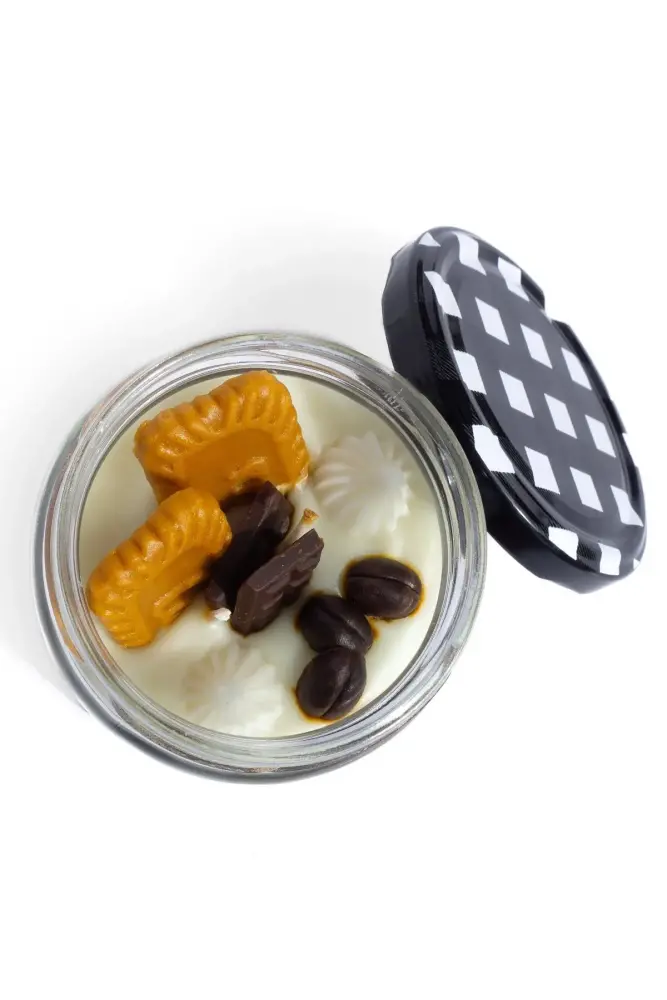 HERBAL HOME Coffee and Biscuit Candle 220 GR - 3