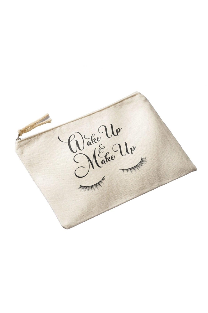 HERBAL HOME Make Up Desenli Kanvas Çanta - HERBAL HOME