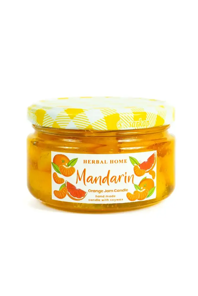 HERBAL HOME Mandalina Reçeli Mum 220 GR - 7