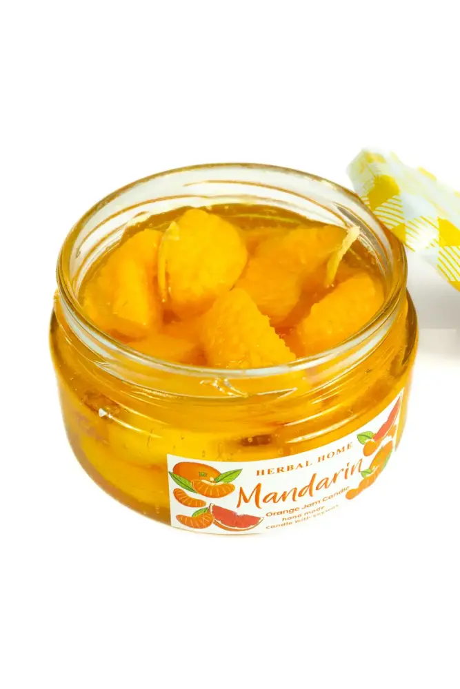 HERBAL HOME Mandalina Reçeli Mum 220 GR - 6