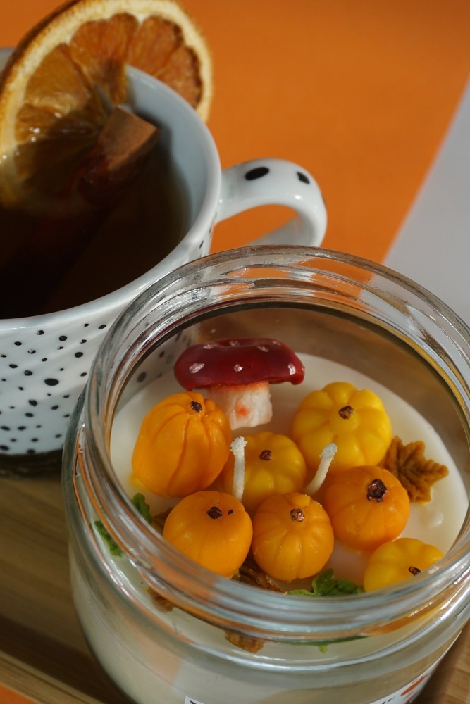 HERBAL HOME Pumpkin Candle 220 GR - 4