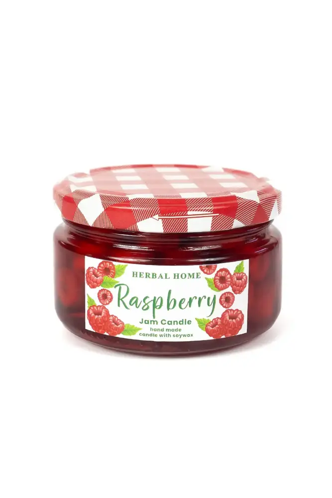 HERBAL HOME Raspberry Jam Candle 220 GR - 7