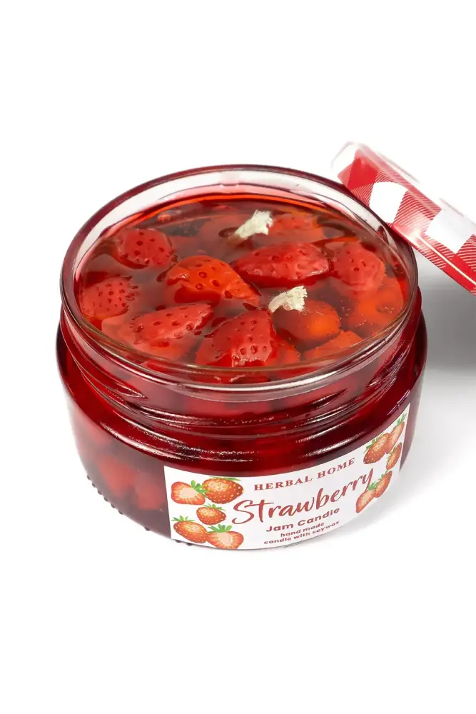HERBAL HOME Strawberry Jam Candle 220 GR - 5