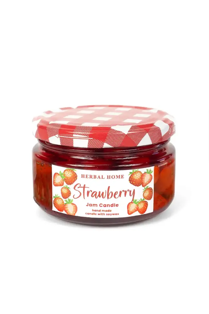 HERBAL HOME Strawberry Jam Candle 220 GR - 6