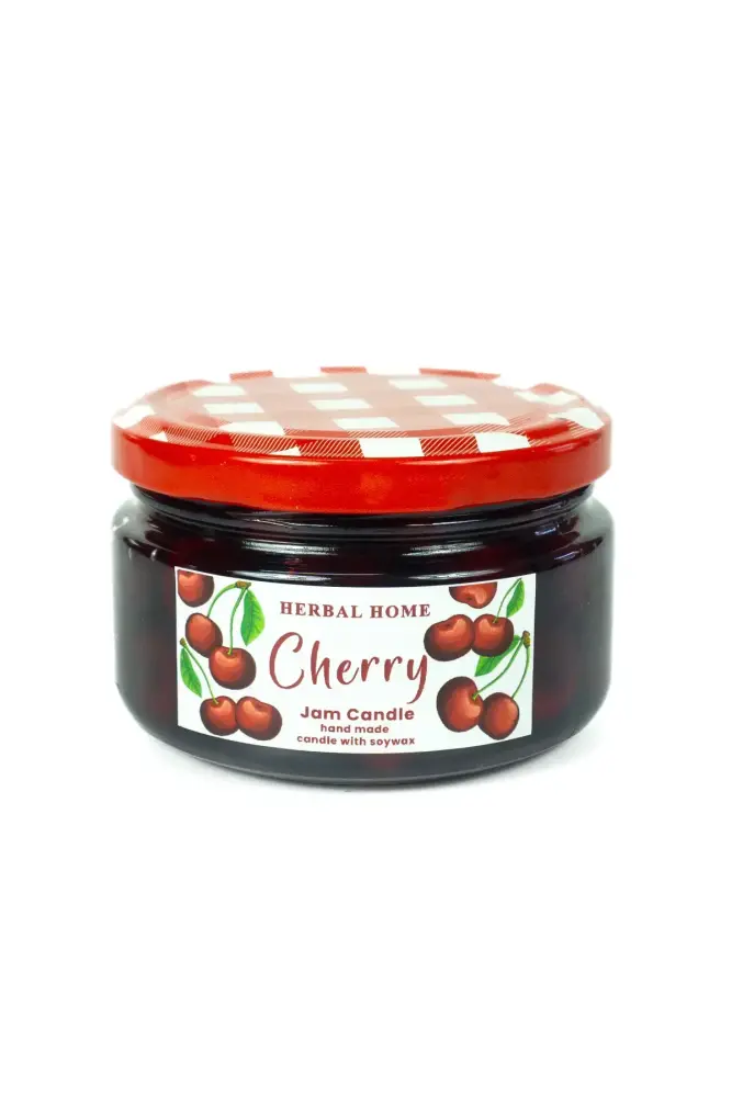 HERBAL HOME Vişne Reçeli Mumu 220 GR - 5