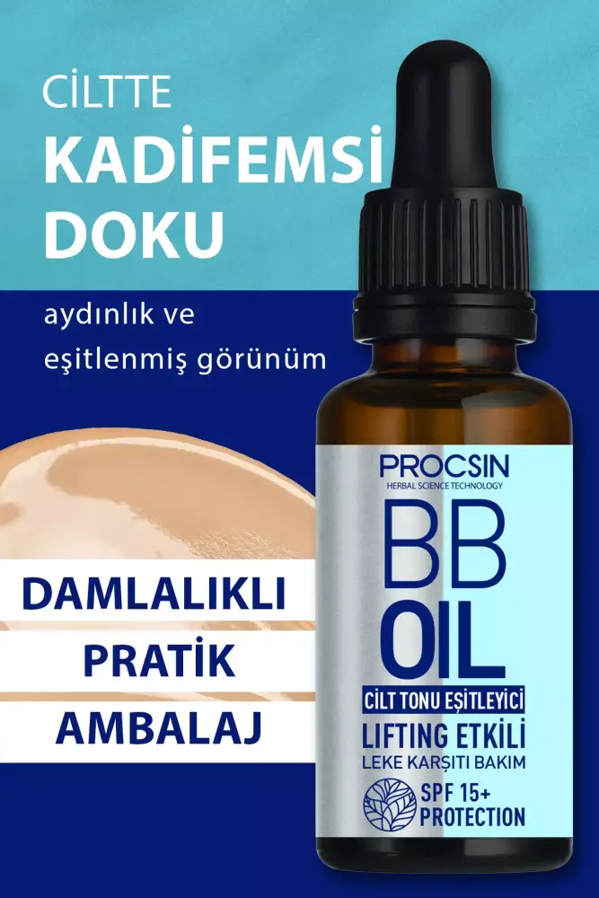 PROCSIN Herbal Science Anında Ton Eşitleme Lifting Etkili BB Oil 20 ML - 4