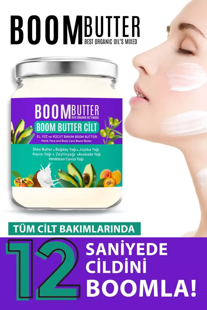 BOOM BUTTER 7 Yağ içeren Kuruluk Karşıtı Onarıcı Cilt Bakım Yağı 190 ML - 4