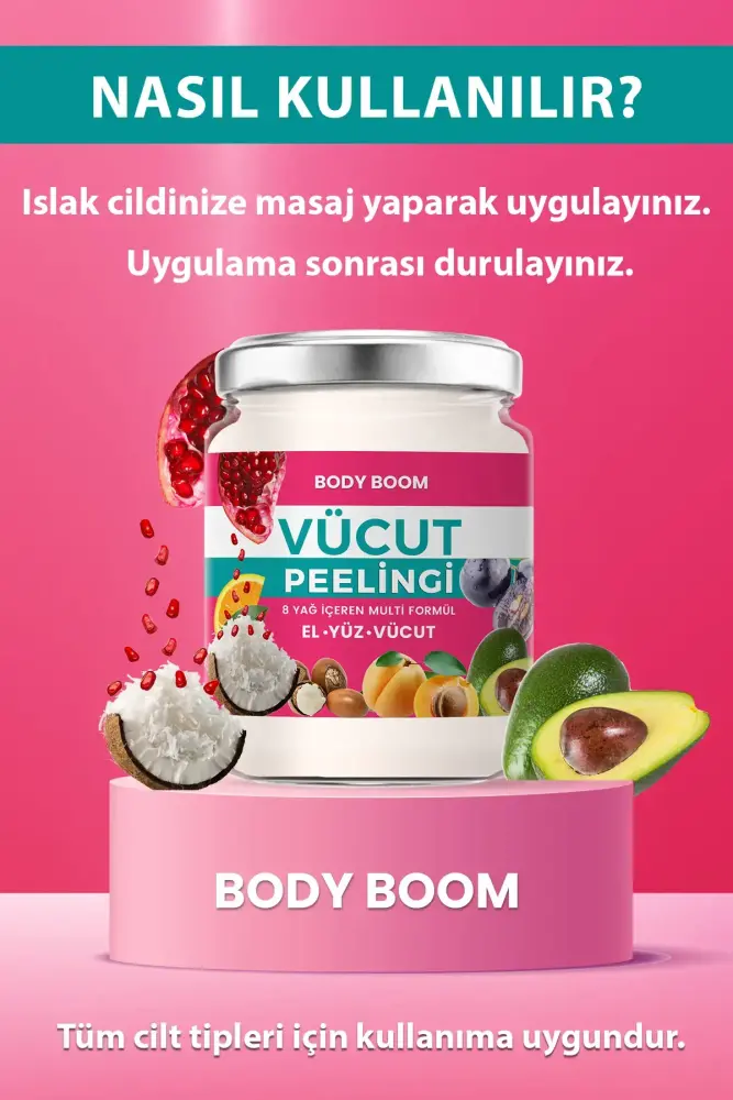 PROCSIN Body Boom Besleyici ve Arındırıcı El Ayak Vücut Peelingi 190 ML - 8