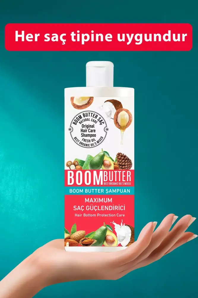 BOOM BUTTER Komple Bakım Saç Şampuanı 300 ML