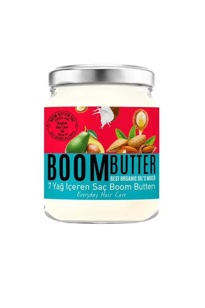 BOOM BUTTER 7 Yağ içeren Besleyici ve Nemlendirici Saç Bakım Yağı 190 ML - 8