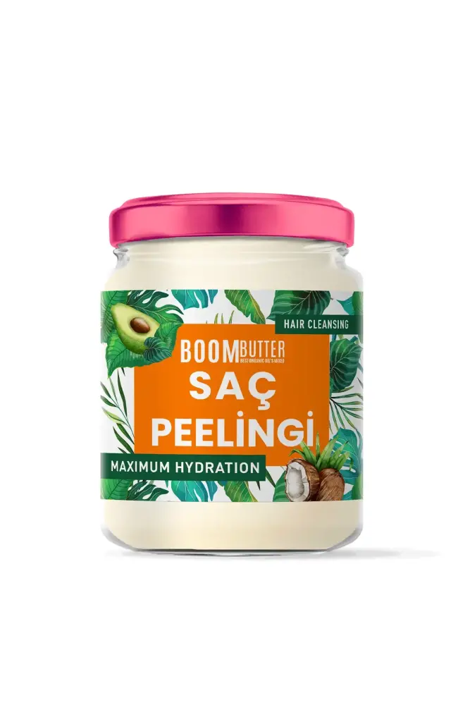 BOOM BUTTER Saç Kökü Güçlendirici Peelingi 190 ML - 4