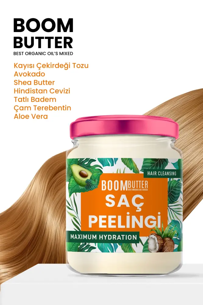 BOOM BUTTER Saç Kökü Güçlendirici Peelingi 190 ML - 2