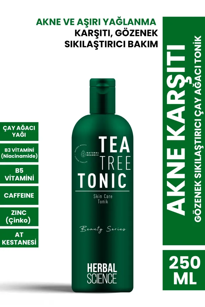 PROCSIN Herbal Science Akne Karşıtı Gözenek Sıkılaştırıcı Çay Ağacı Tonik 250 ML - 1