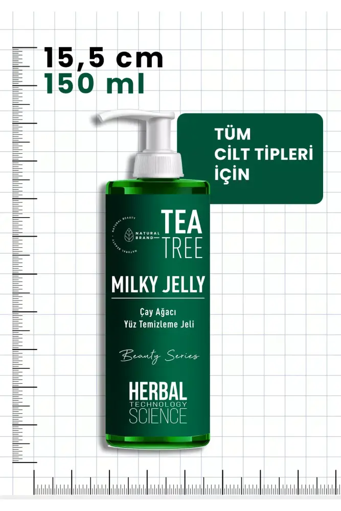 HERBAL SCIENCE Çay Ağacı Temizleme Jeli 150 ML - Thumbnail