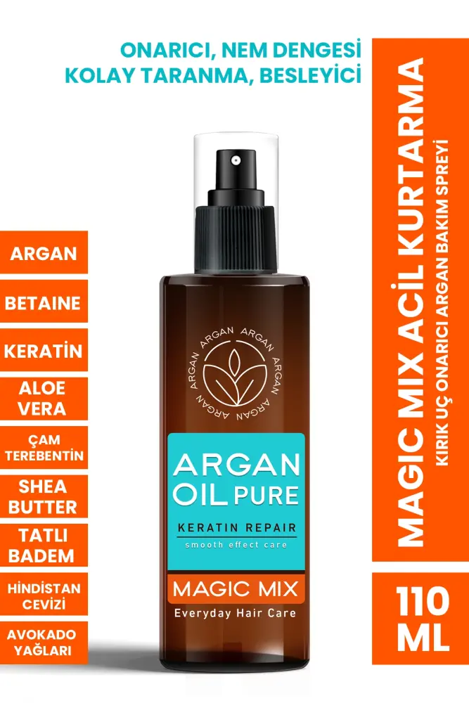 PROCSIN Magic Mix Acil Kurtarma Kırık Uç Onarıcı Argan Bakım Spreyi 110 ML - 1
