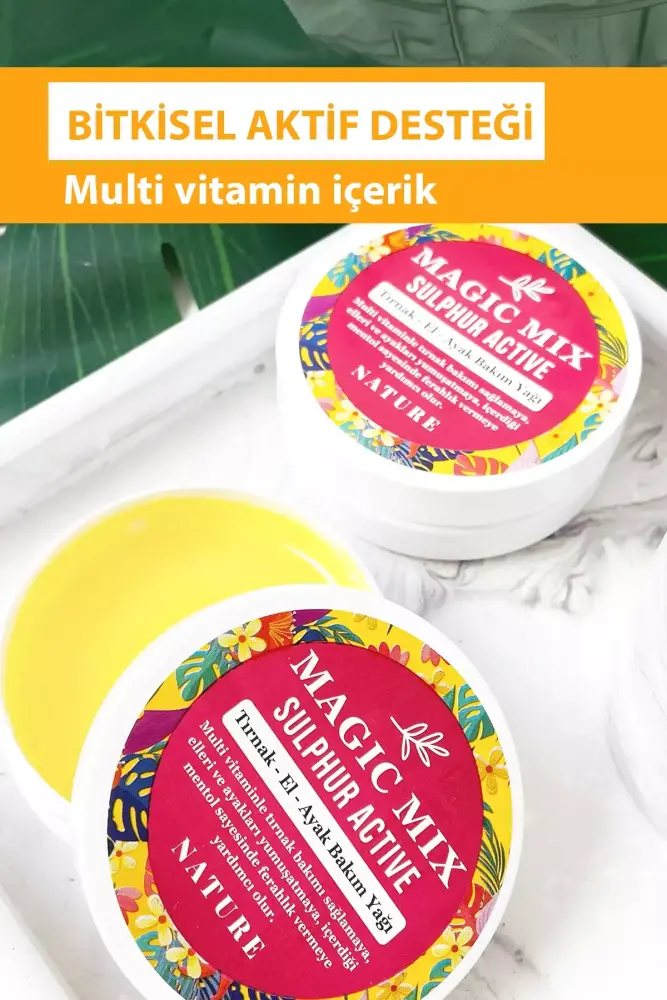 PROCSIN Magic Mix Active Sulphur Güçlendirici ve Besleyici Tırnak Yağı 50 ML - 2