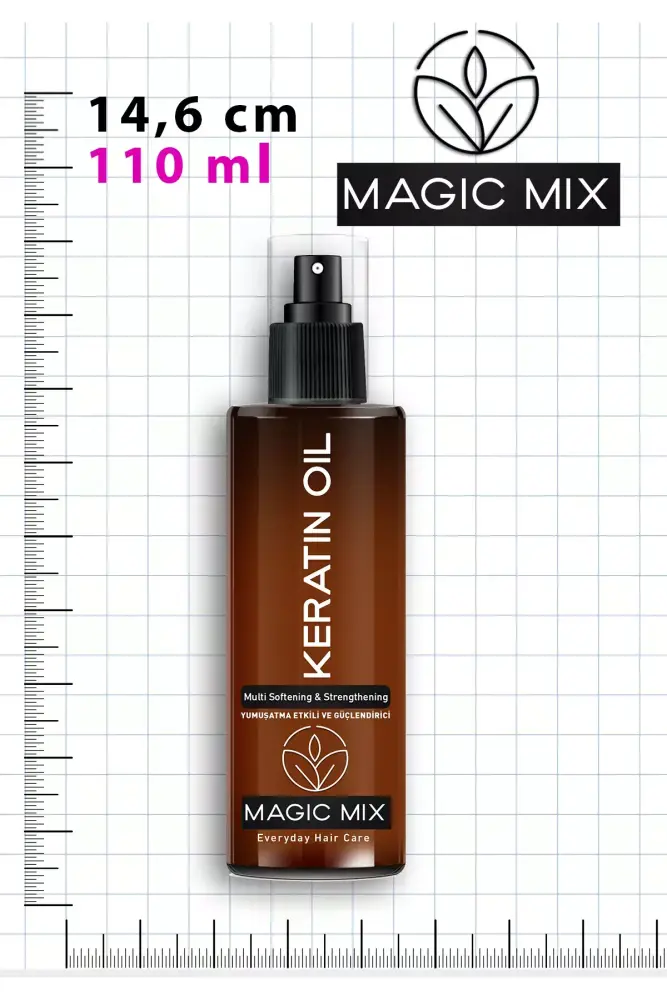 MAGIC MIX Aşırı Yıpranmış Saçlar İçin Keratin Yağı 110 ML