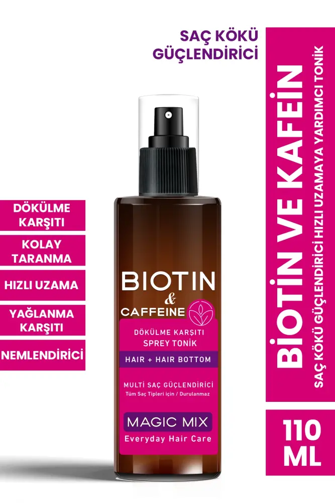 PROCSIN Magic Mix Biotin ve Kafein İçeren Saç Kökü Güçlendirici Hızlı Uzamaya Yardımcı Tonik 110 ML - 1