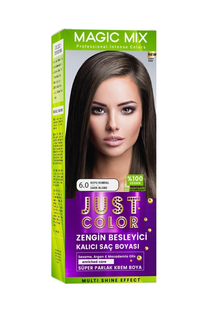 PROCSIN Magic Mix COLOR KIT Parlak ve Canlı 6.0 KOYU KUMRAL Kalıcı Saç Boyası - 2