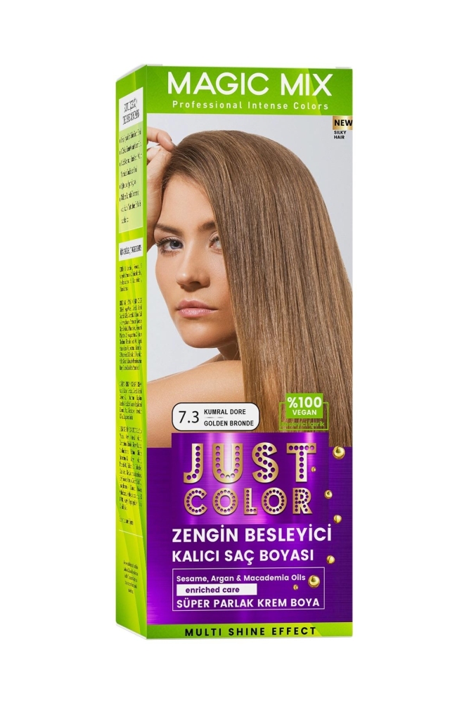 PROCSIN Magic Mix COLOR KIT Parlak ve Canlı 7.3 KUMRAL DORE Kalıcı Saç Boyası - 2