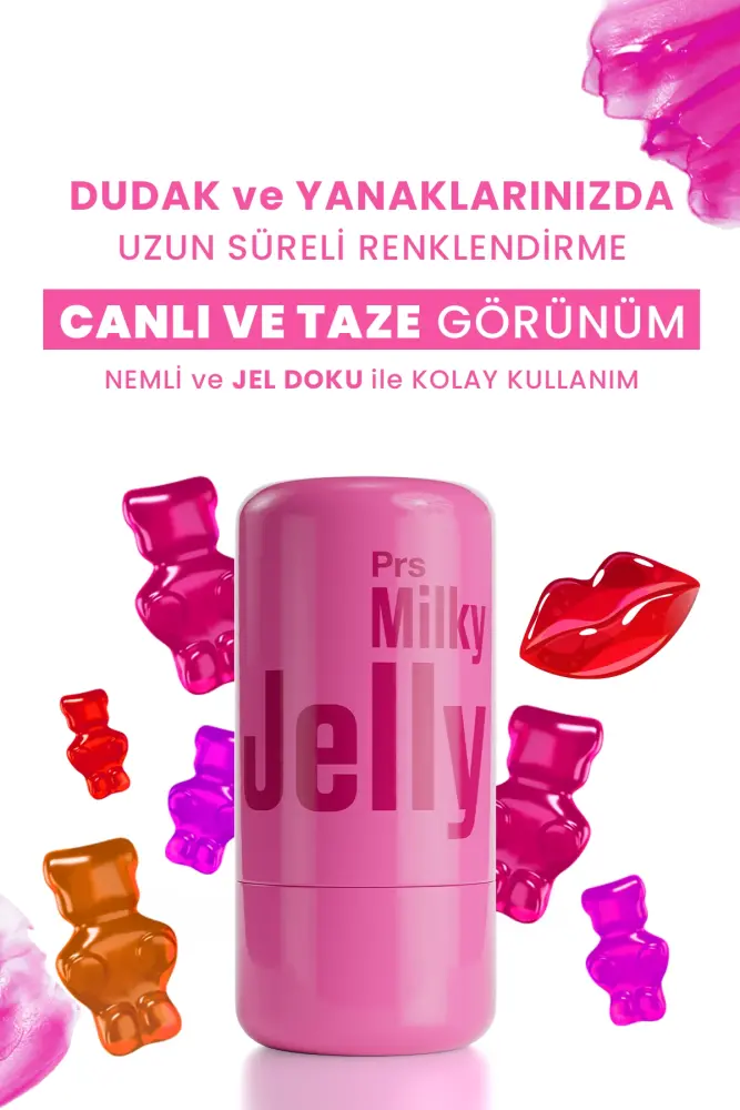 PROCSIN Milky Jelly Natural Look Lip and Cheek Coloring Blush Pink 5 GR - 2