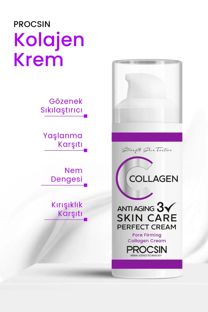 PROCSIN Anti Aging Collagen Cream 50 ML - 4