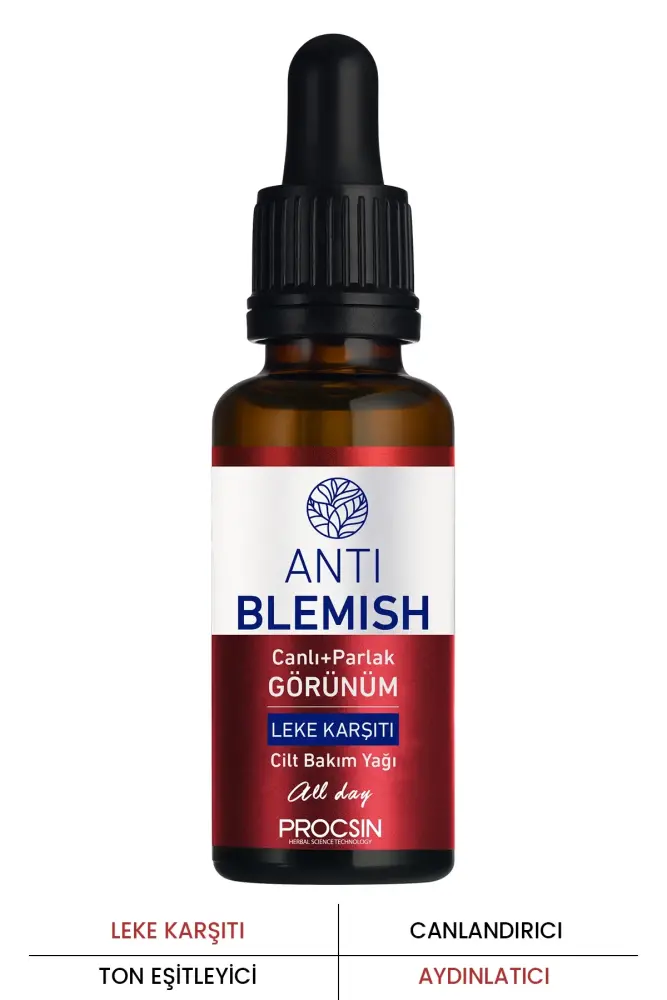 PROCSIN Anti Blemish Leke Karşıtı Cilt Bakım Yağı 20 ML - 1