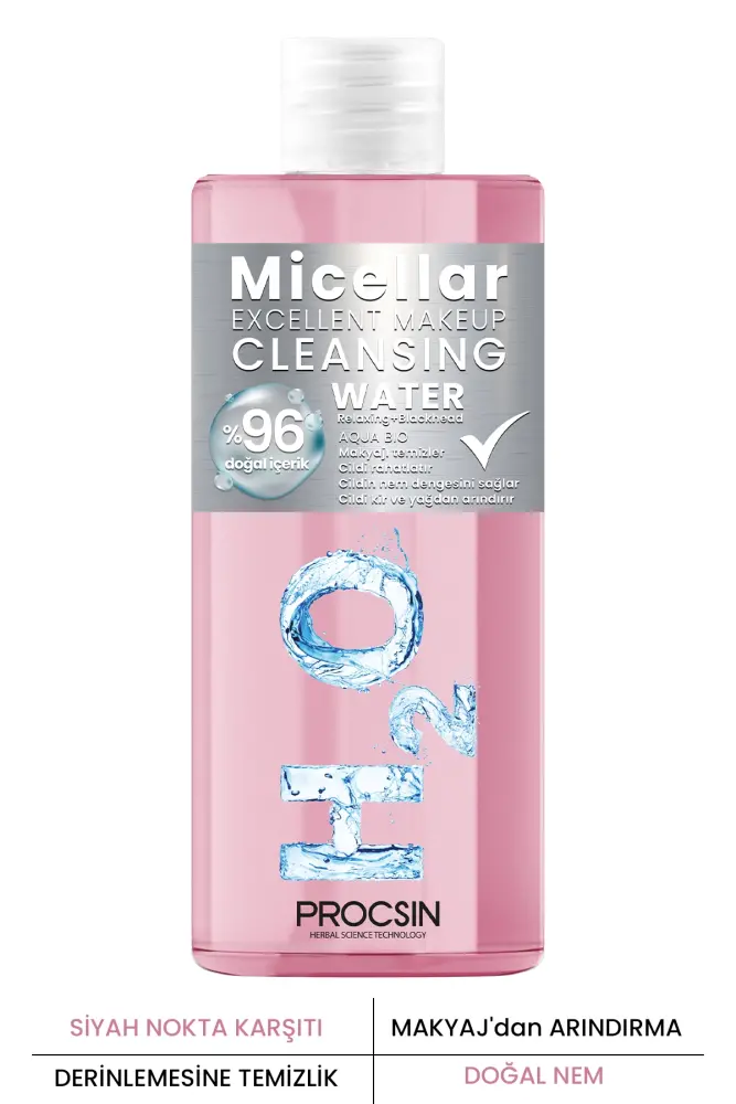 PROCSIN Aqua Bio H2O Micellar Cleansing Water 400 ML - 1