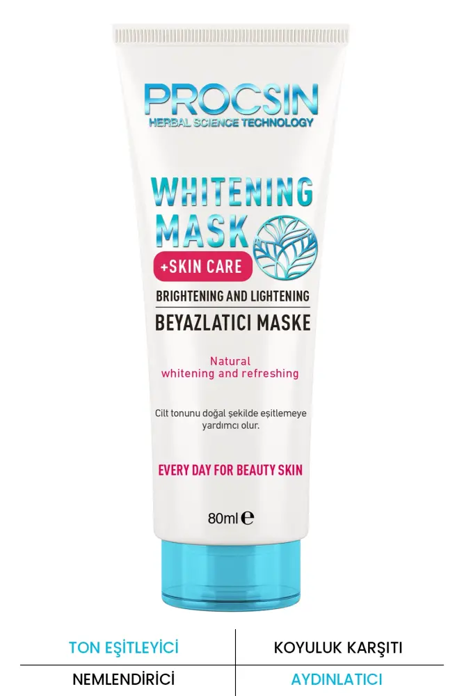 PROCSIN Beyazlatıcı ve Ton Eşitleyici Maske 80 ML - 1