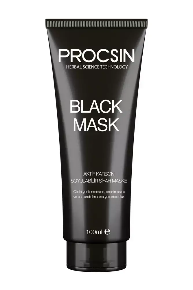 PROCSIN Siyah Nokta Giderici Aktif Kömürlü Siyah Maske 100 ML - 5