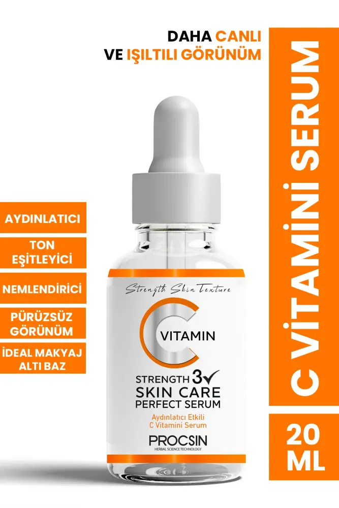 PROCSIN C Vitamini Aydınlatıcı ve Ton Eşitleyici Bakım Serumu 20ML - 1