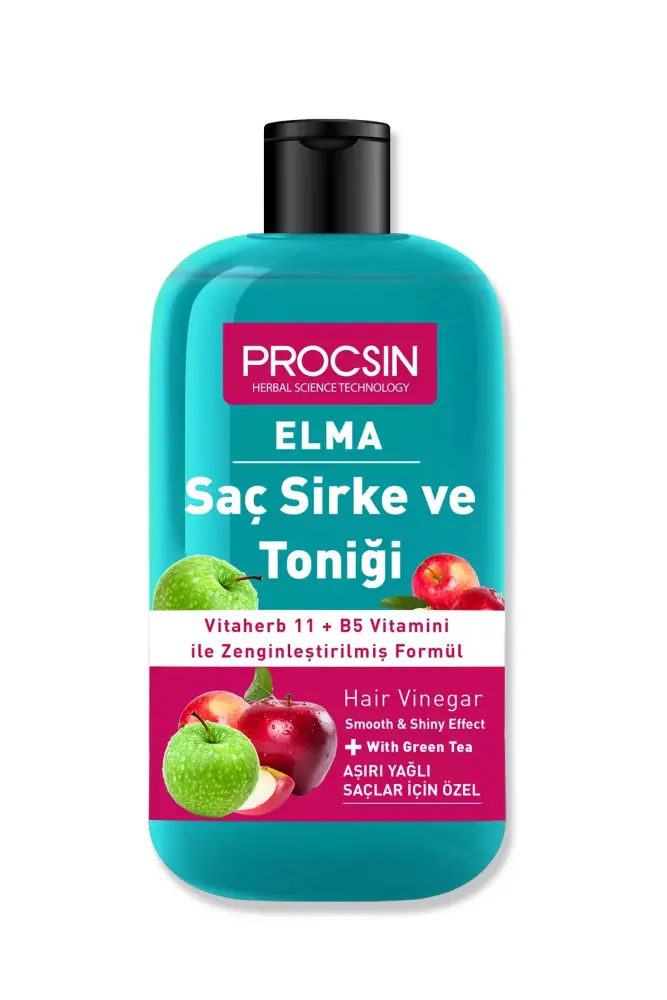PROCSIN Aşırı Yağlanma Karşıtı Elmalı Saç Sirke ve Toniği 250 ML - 7